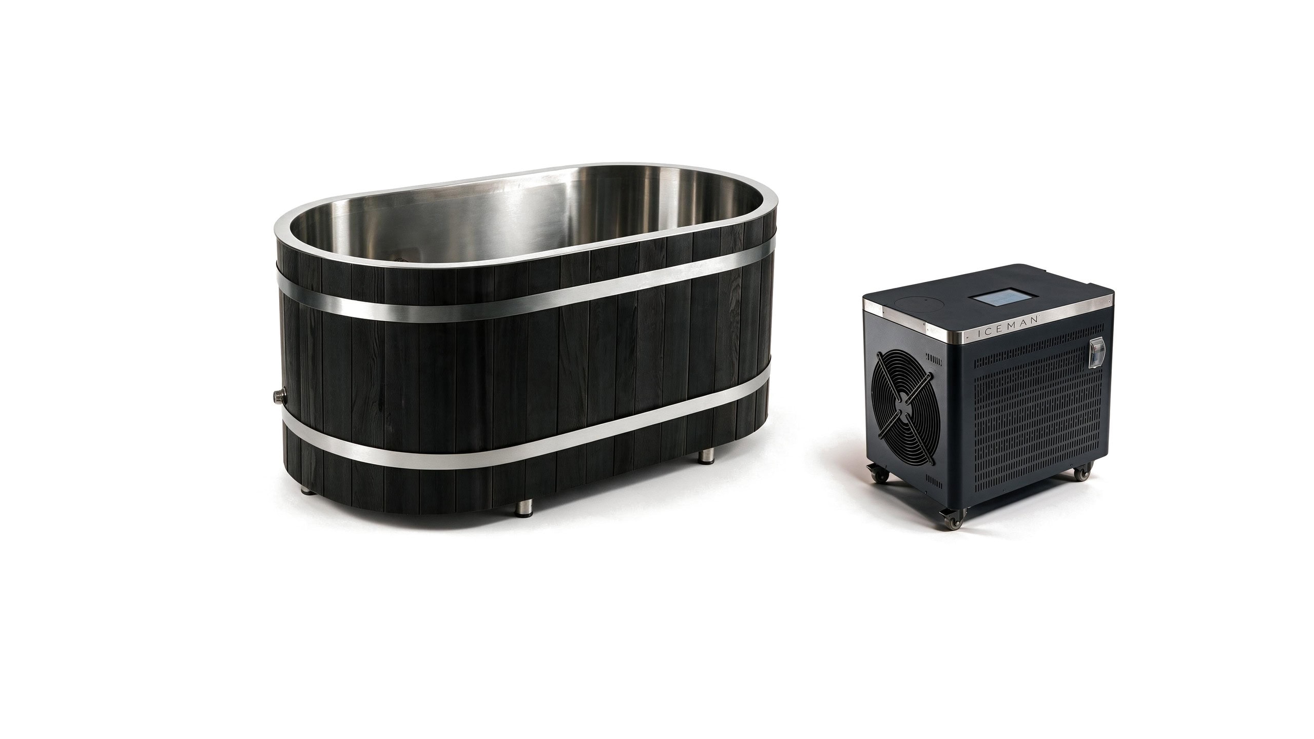 Cedar Solo ice bath ced s5 black iceman hero - Cool Bionic HydroForge