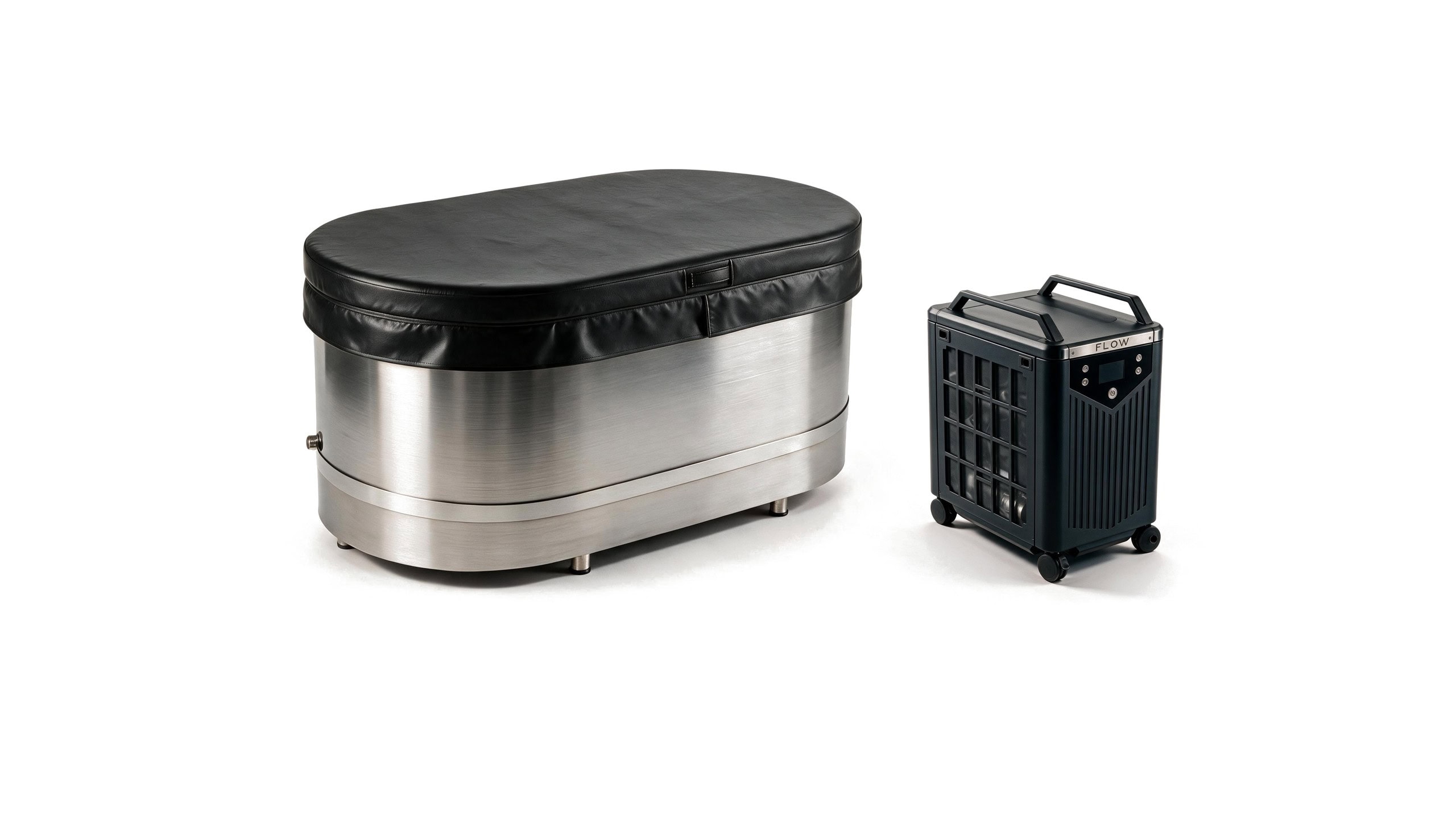 Cedar Solo ice bath ced s5 metal flow cover - Cool Bionic HydroForge