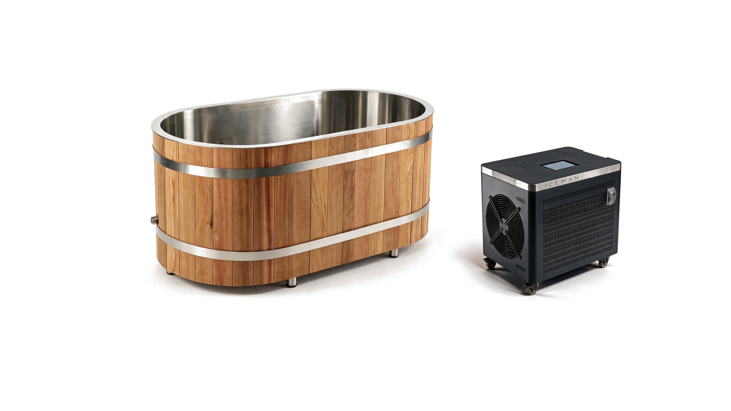 Cedar Solo ice bath ced s5 natural iceman hero - Cool Bionic HydroForge