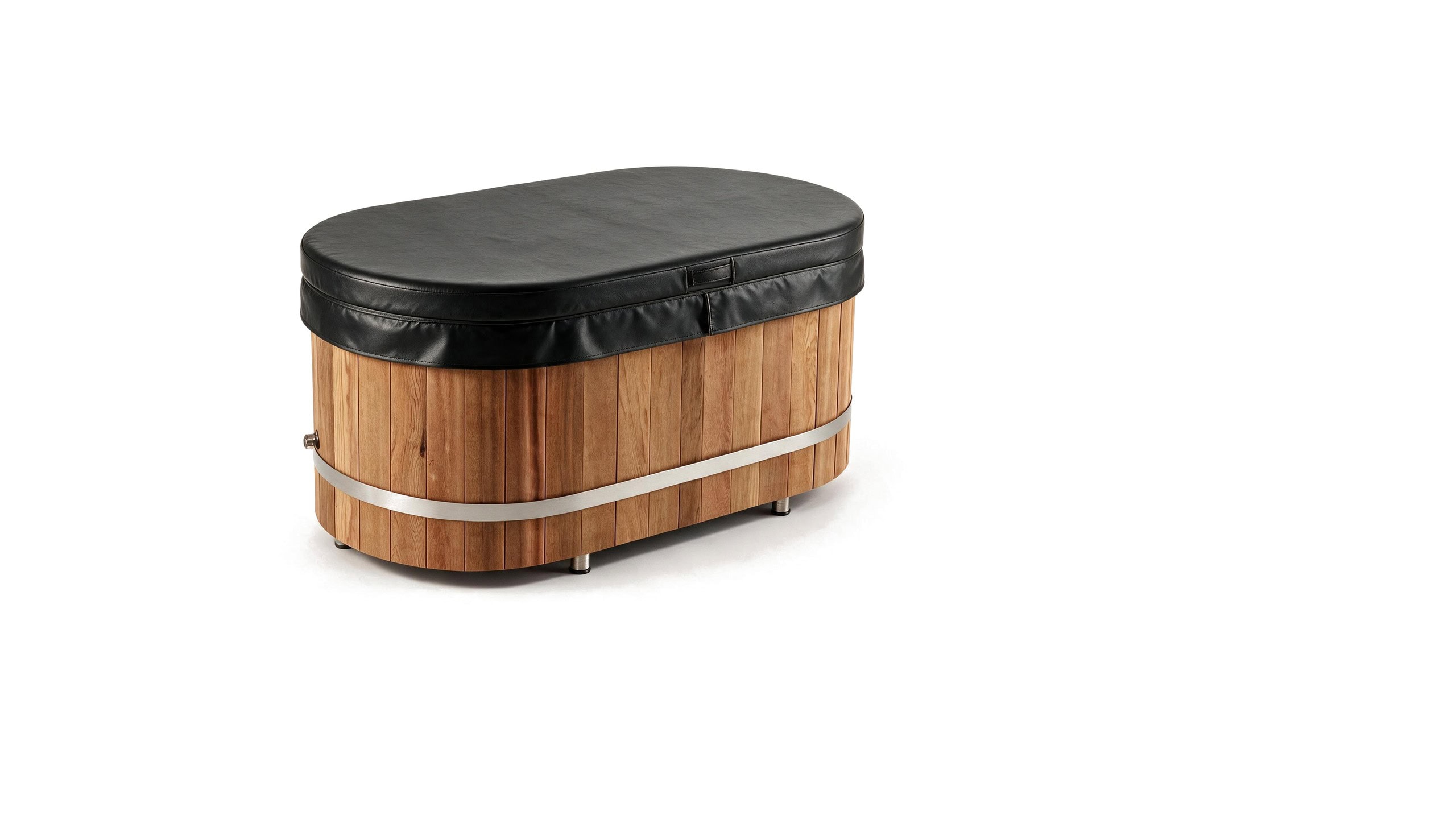 Cedar Solo ice bath ced s5 natural none cover - Cool Bionic HydroForge