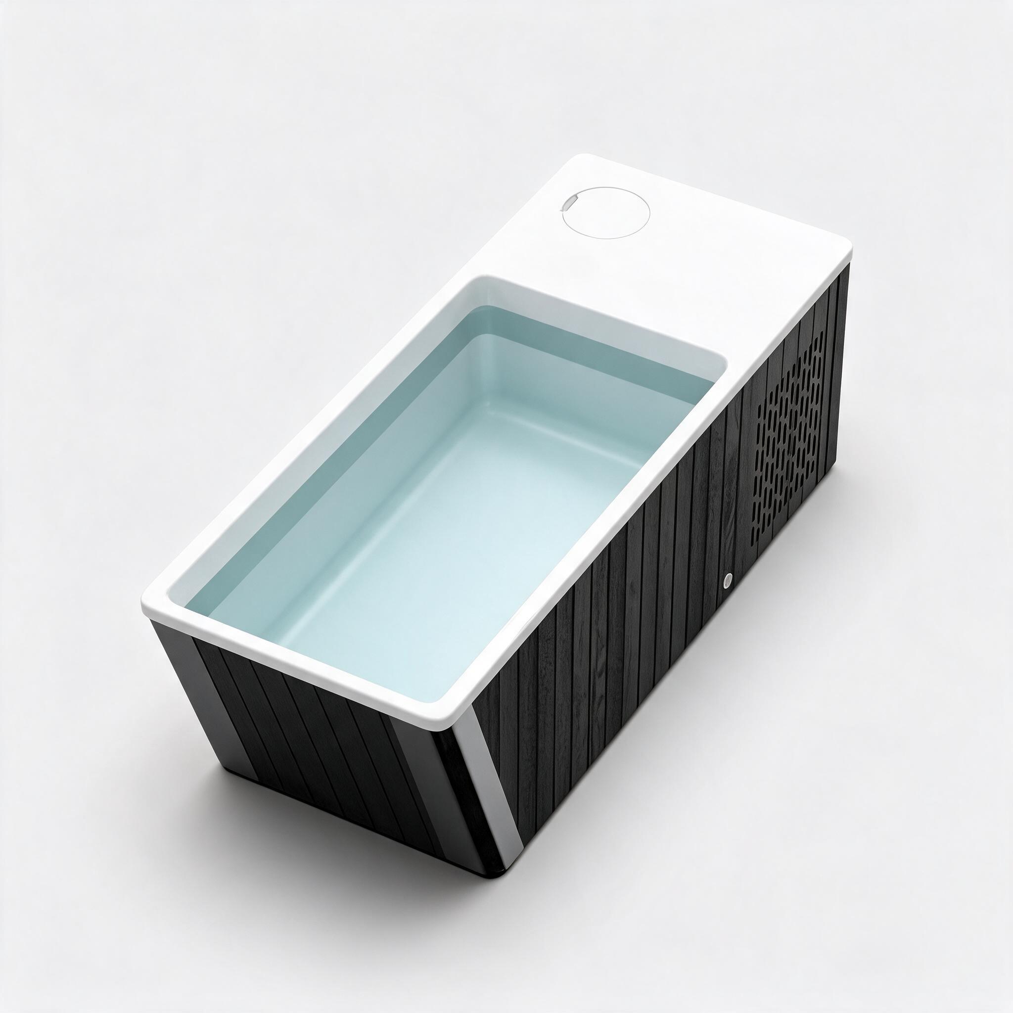 Clad Acrylic Plunge cold plunge system - Cool Bionic HydroForge