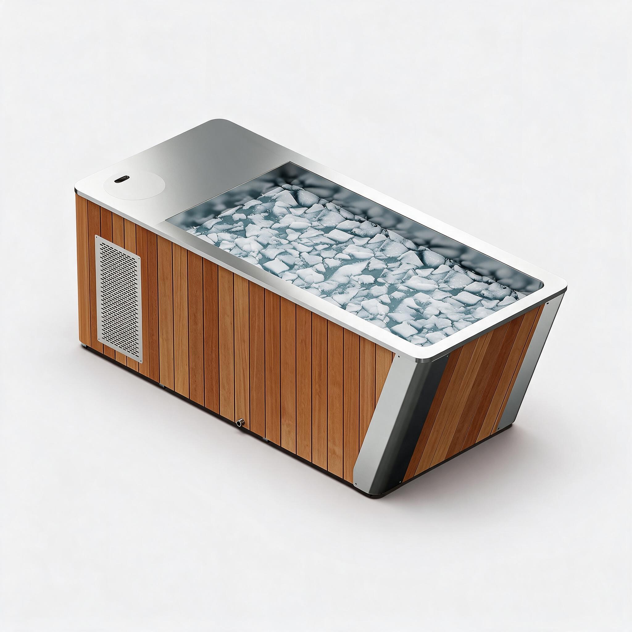 Clad Steel Plunge cold plunge system - Cool Bionic HydroForge
