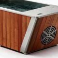 Clad Steel Plunge ice bath clad s natural detail - Cool Bionic HydroForge
