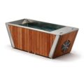 Clad Steel Plunge ice bath clad s s natural all hero - Cool Bionic HydroForge