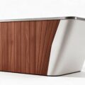 Clad Steel Half Platform ice bath clad sh natural detail - Cool Bionic HydroForge
