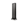 LightForge Column in black - front three-quarter view on its stand - Cool Bionic LightForge