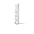 LightForge Column in white - front three-quarter view on its stand - Cool Bionic LightForge