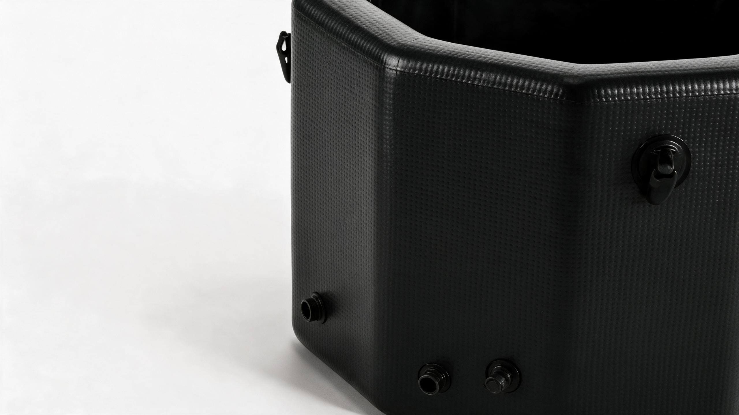 Cradle Vessel ice bath cradle octagon detail - Cool Bionic HydroForge