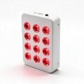 LightForge Palm switched on - every lens glowing red - Cool Bionic LightForge