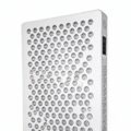 LightForge Panel Touch in white - lens array and controls close up - Cool Bionic LightForge