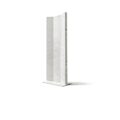 LightForge Signum in white - front three-quarter view on its stand - Cool Bionic LightForge