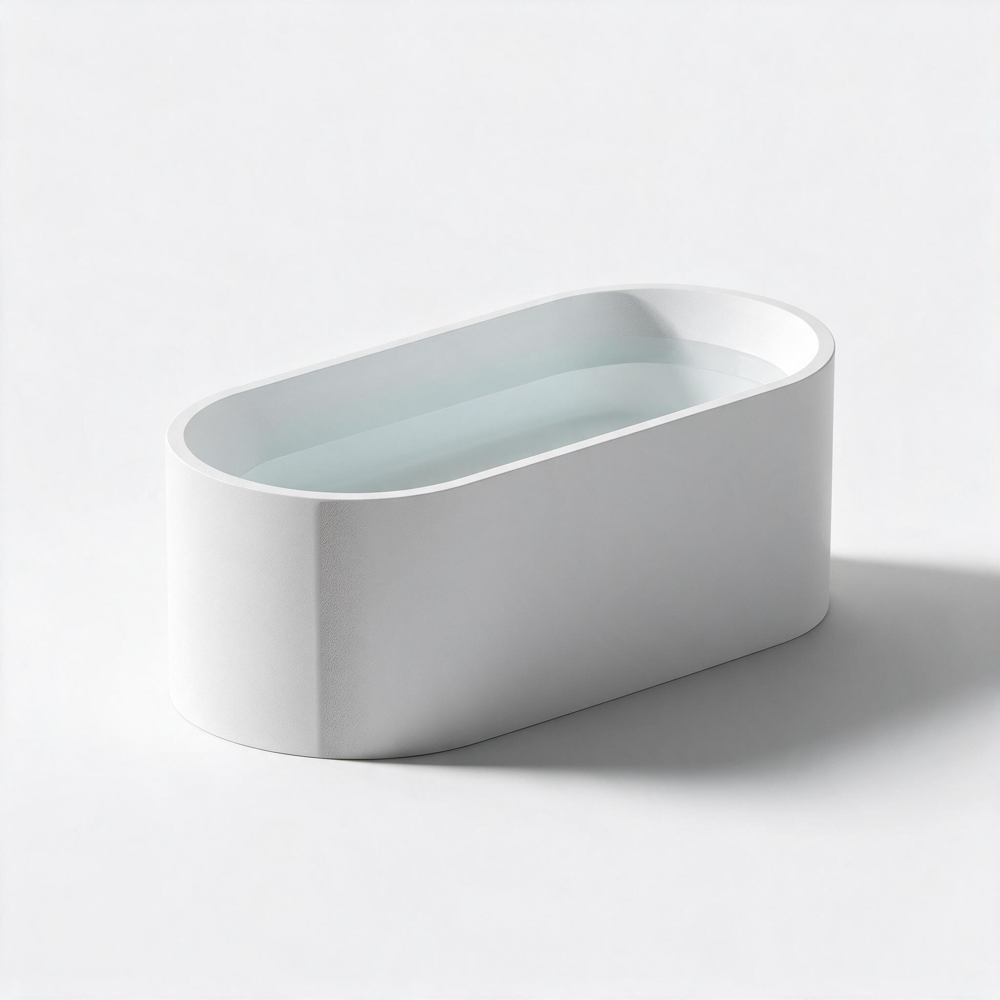 Sintered Stone cold plunge system, alternate view - Cool Bionic HydroForge
