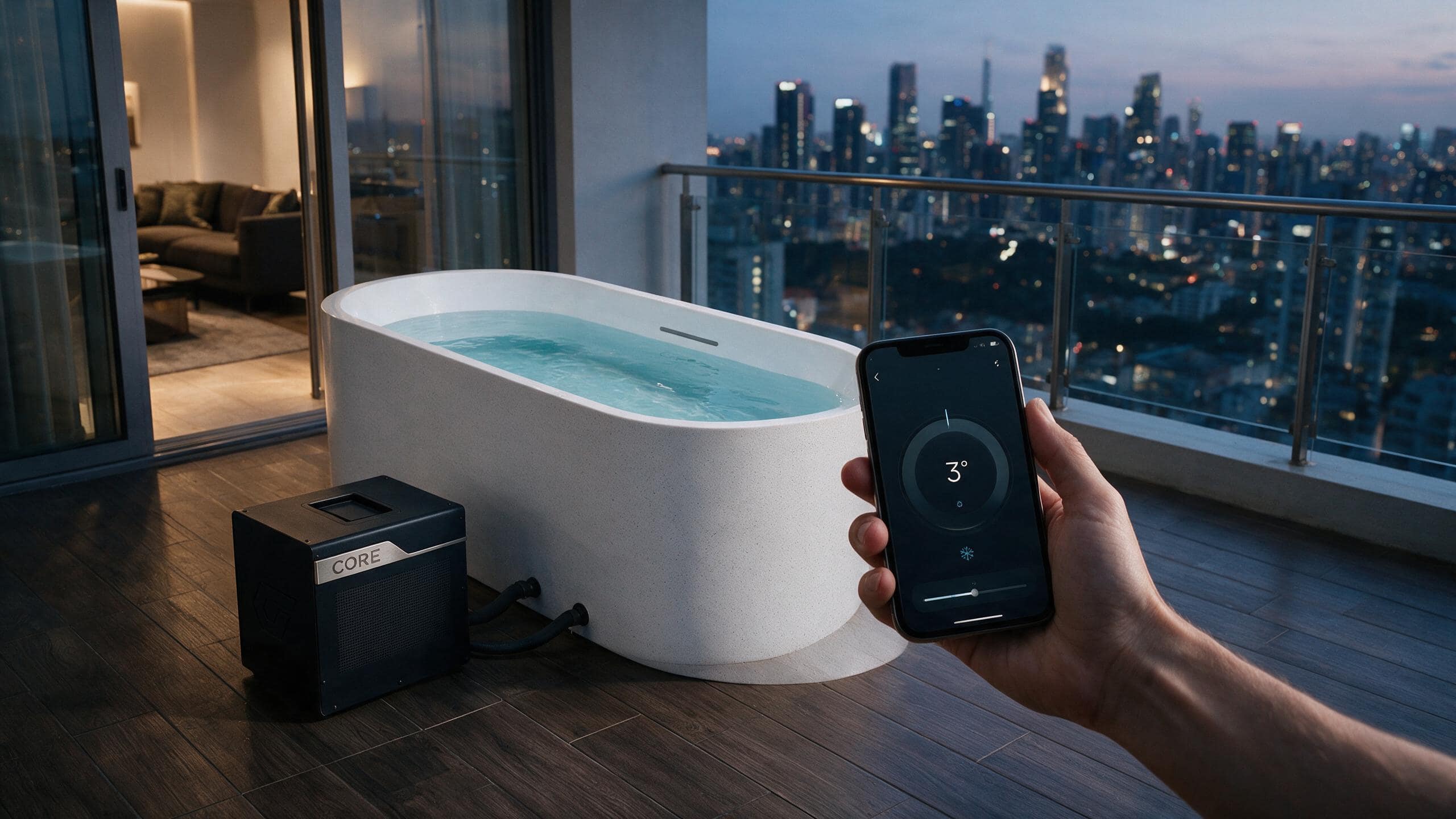 Sintered Stone ice bath stn l stone core app - Cool Bionic HydroForge