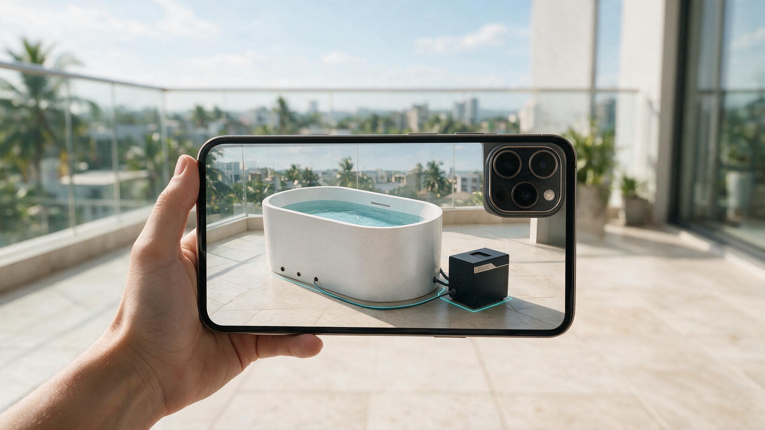 Sintered Stone ice bath stn l stone core ar - Cool Bionic HydroForge