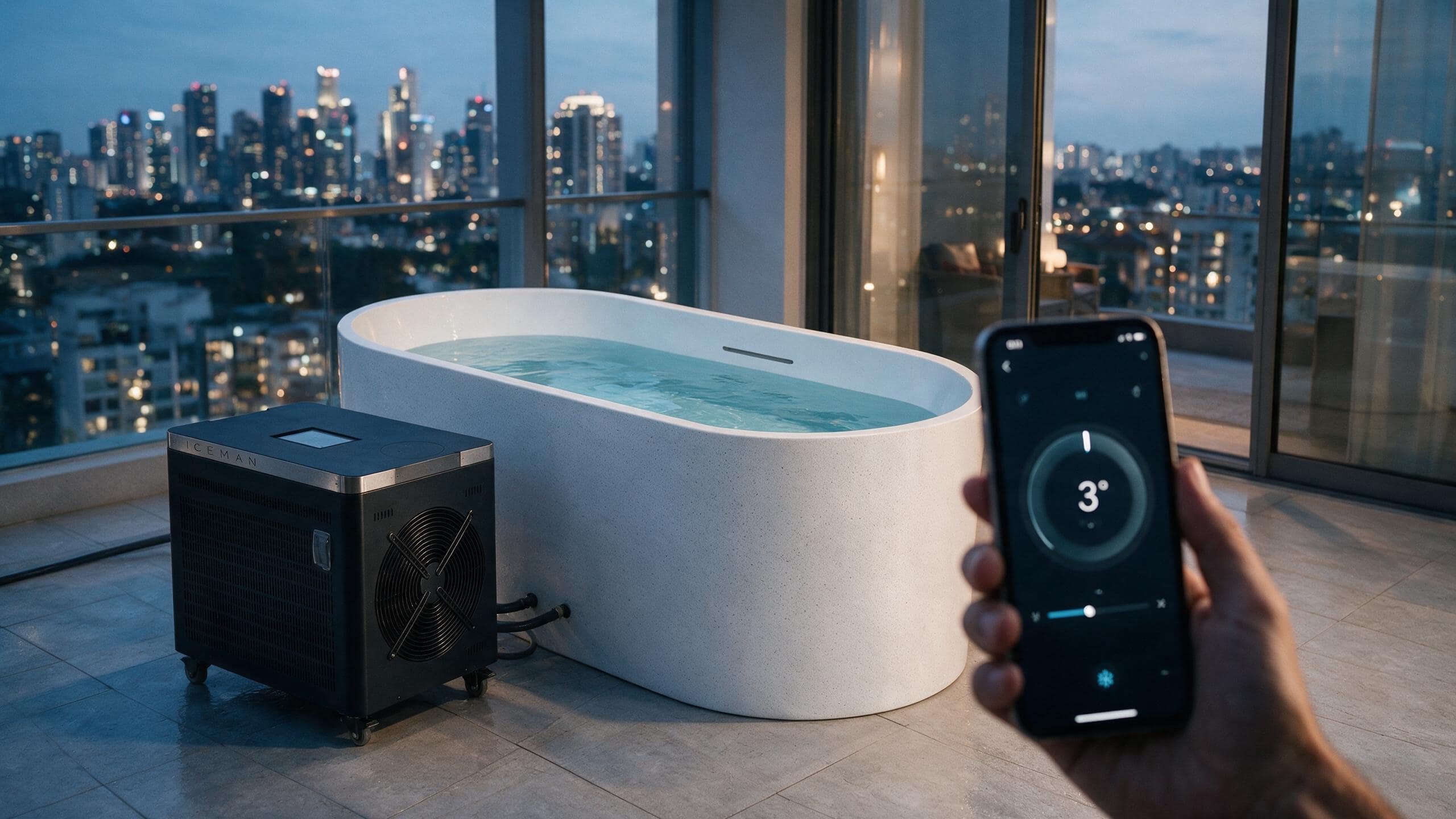 Sintered Stone ice bath stn l stone iceman app - Cool Bionic HydroForge