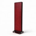 LightForge Tower in black switched on - every lens glowing red - Cool Bionic LightForge
