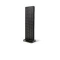 LightForge Tower in black - front three-quarter view on its stand - Cool Bionic LightForge