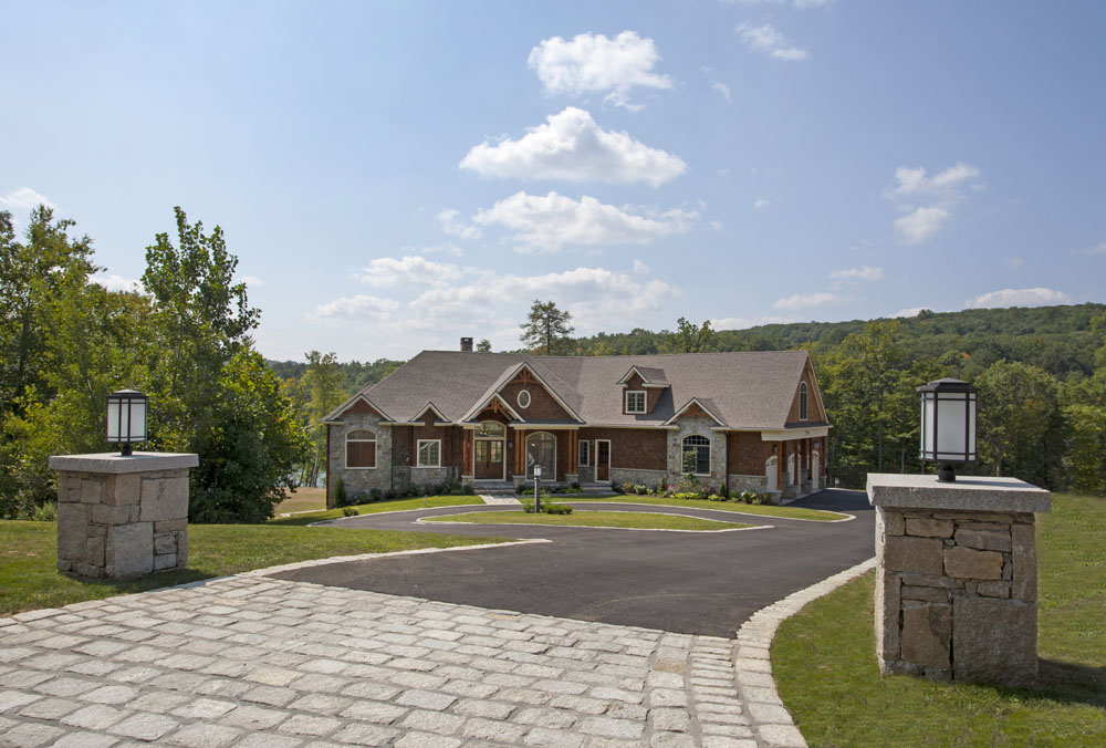Front of 2015 HOBI “Best Custom Home 8,000-9,000 SF”