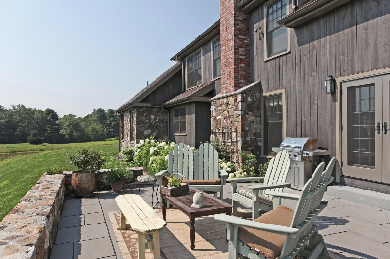 patio of 2013 HOBI “Best Custom Home under 4,000 sf”
