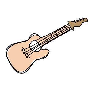 Close-up of an acoustic guitar at Corks and Kegs Festival in Cork, Ireland.