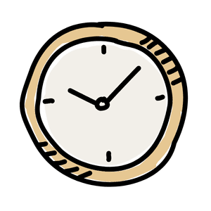 Decorative vintage wall clock at Corks and Kegs Festival event.