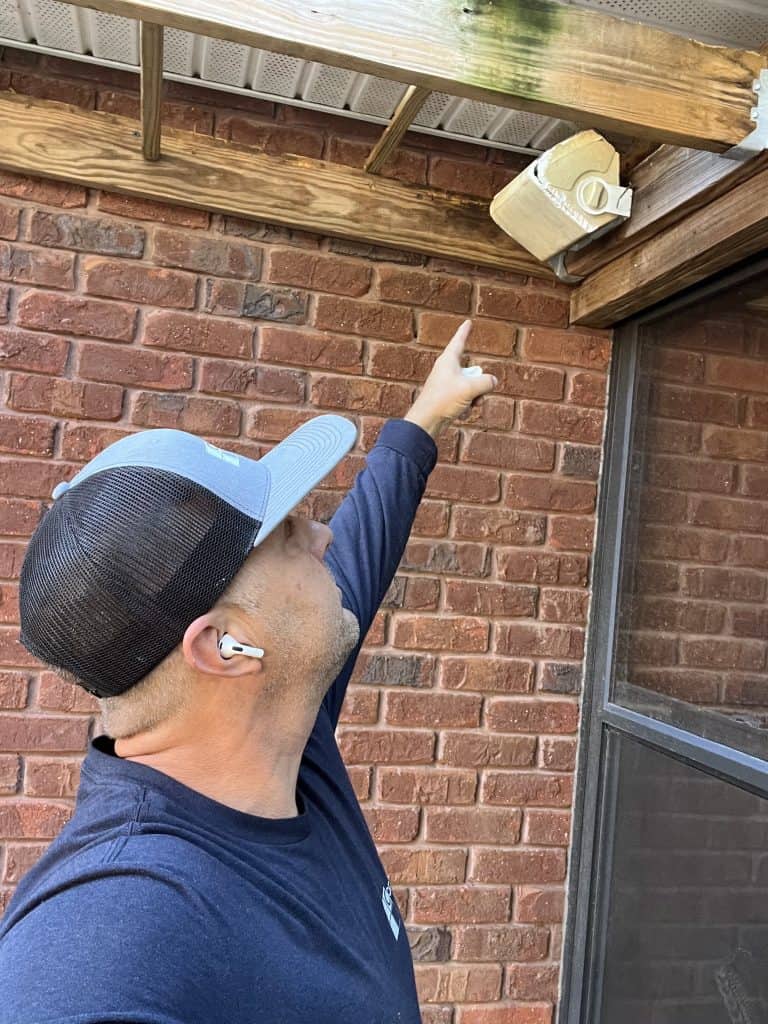 Plumbing and water-related finding during a Cornerstone home inspection in the Wiregrass region