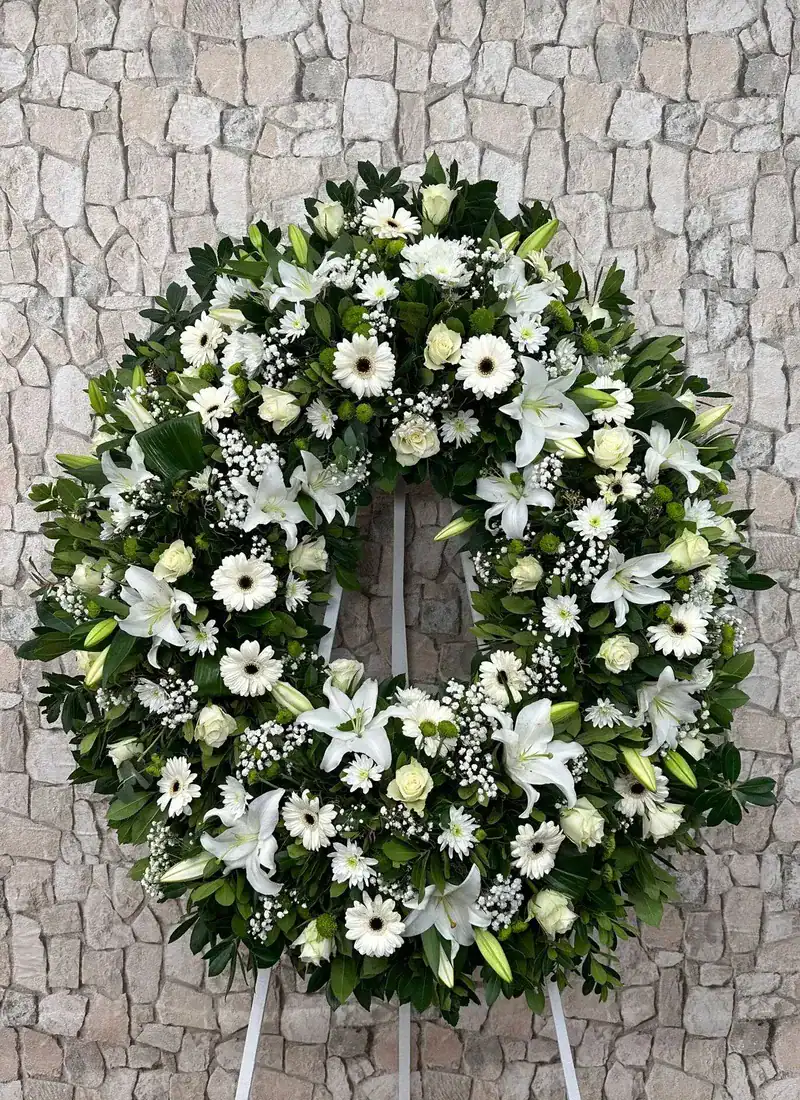 Corona de flores Narcea