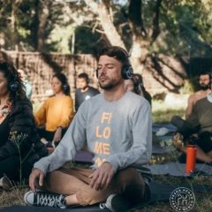 Sesión de respiración consciente en la naturaleza en Burgos