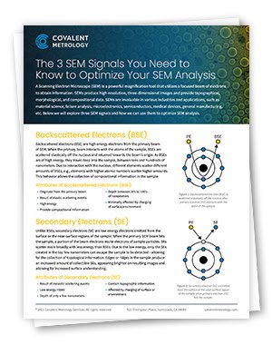 3 Scanning Electron Microscopy (SEM) Signals You Need to Know to Optimize Your SEM Analysis