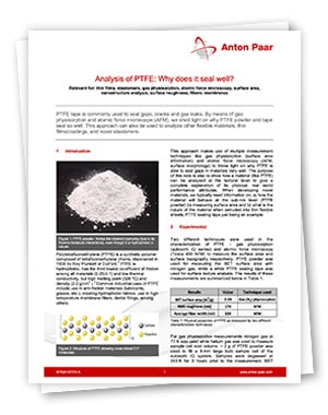 Analysis of PTFE: Why Does It Seal Well?