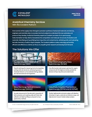 Analytical Chemistry Services