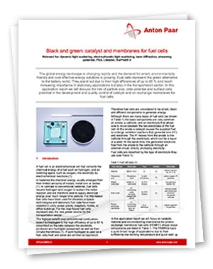 Black and Green: Catalyst and Membranes for Fuel Cells