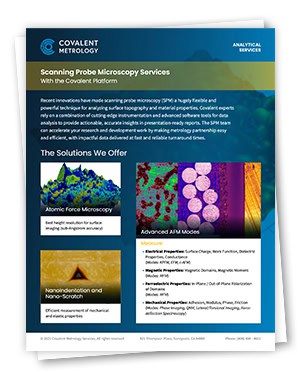 Scanning Probe Microscopy Services