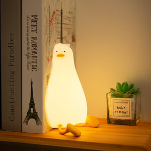 Cute Silicone Duck Night Light – 3 Brightness Levels