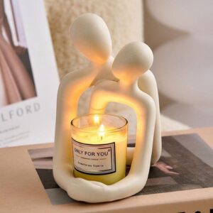 Heartwarming Couple Statue – Modern Resin Figurine