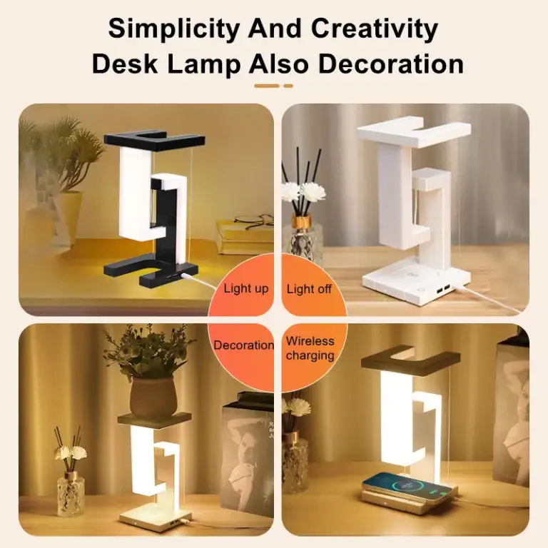 Anti-Gravity LED Night Light with Wireless Charger photo review