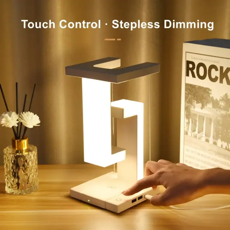 Anti-Gravity LED Night Light with Wireless Charger photo review