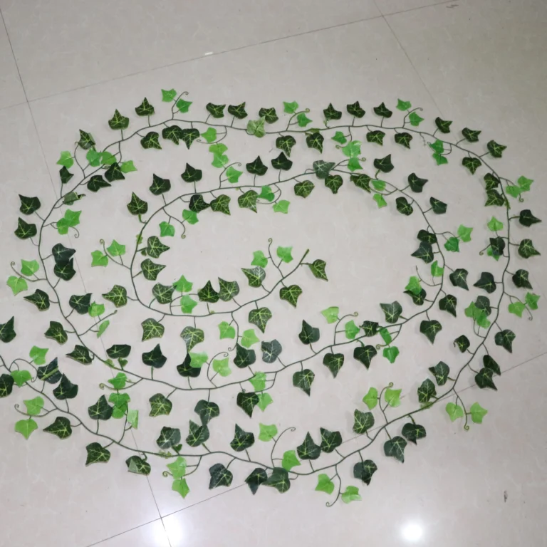 Artificial Ivy Leaf Garland - 2.4M Silk Vine for Home Decor photo review