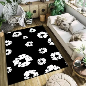 Luxury Handmade Tufted D-Denim T-Tears Anti-Slip Rug