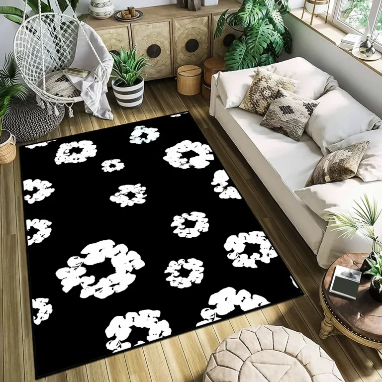 Luxury Handmade Tufted D-Denim T-Tears Anti-Slip Rug photo review