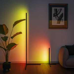 Smart Corner Floor Lamp with APP Control and 16 Million Color