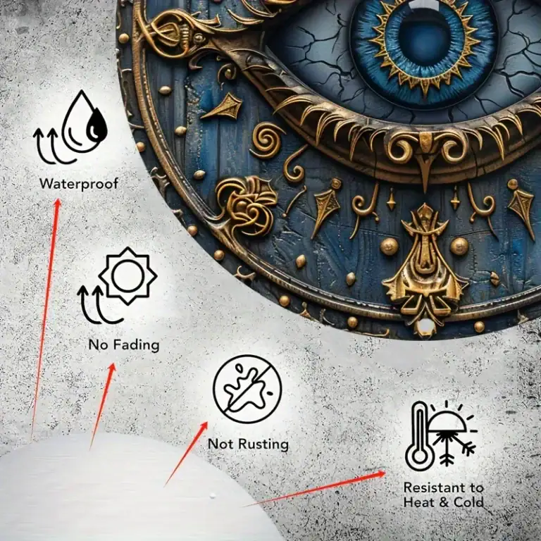 Egyptian All-Seeing Eye Metal Signage - Unique Pyramid photo review