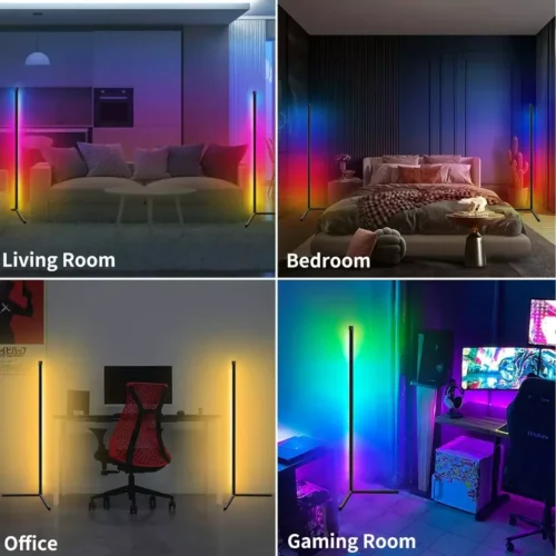 Smart Corner Floor Lamp with APP Control and 16 Million Color photo review