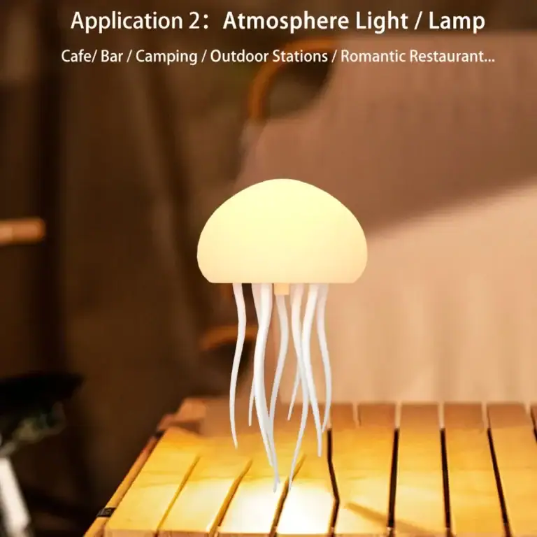 Cartoon Jellyfish Night Light RGB Gradient Cute Jellyfish photo review
