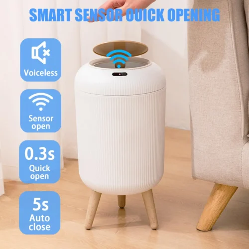 Smart Motion Sensor Trash Can for Home & Office photo review