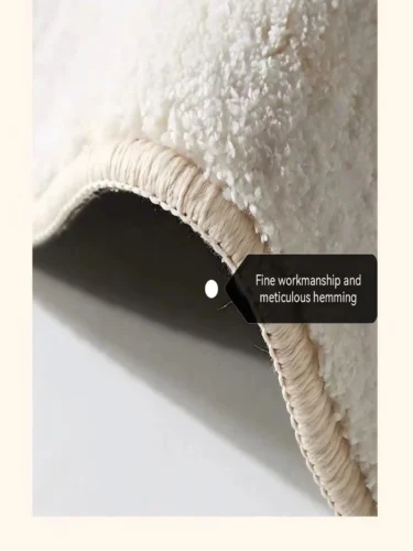 Stylish Anti-Slip Tufted Floor Mat with Inspiring Letter photo review