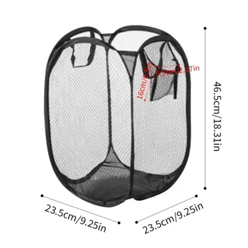 Breathable Collapsible Mesh Pop-Up Laundry Hamper photo review