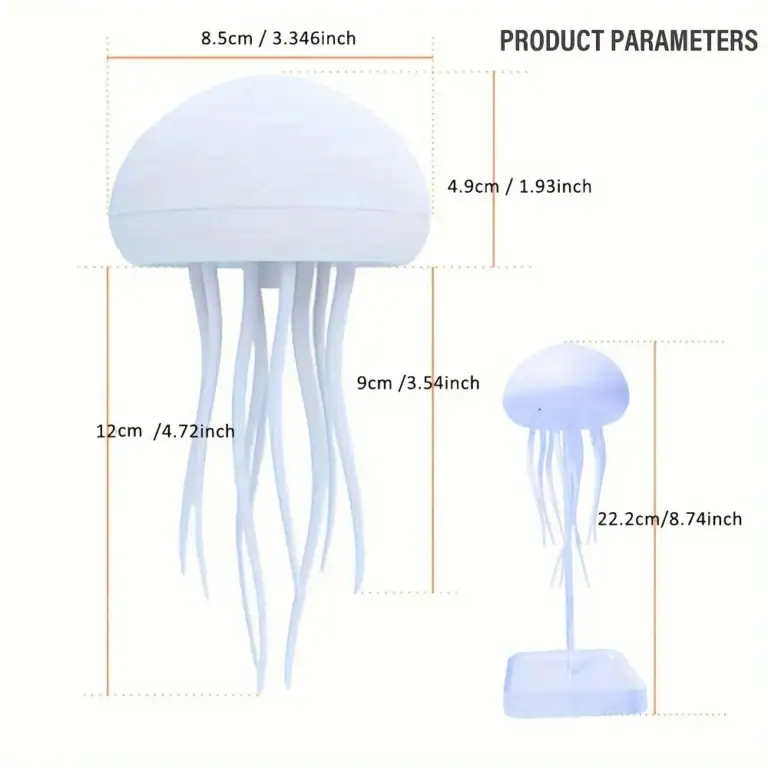 Cartoon Jellyfish Night Light RGB Gradient Cute Jellyfish photo review