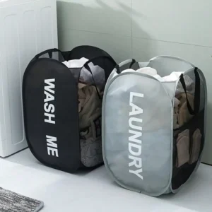 Breathable Collapsible Mesh Pop-Up Laundry Hamper