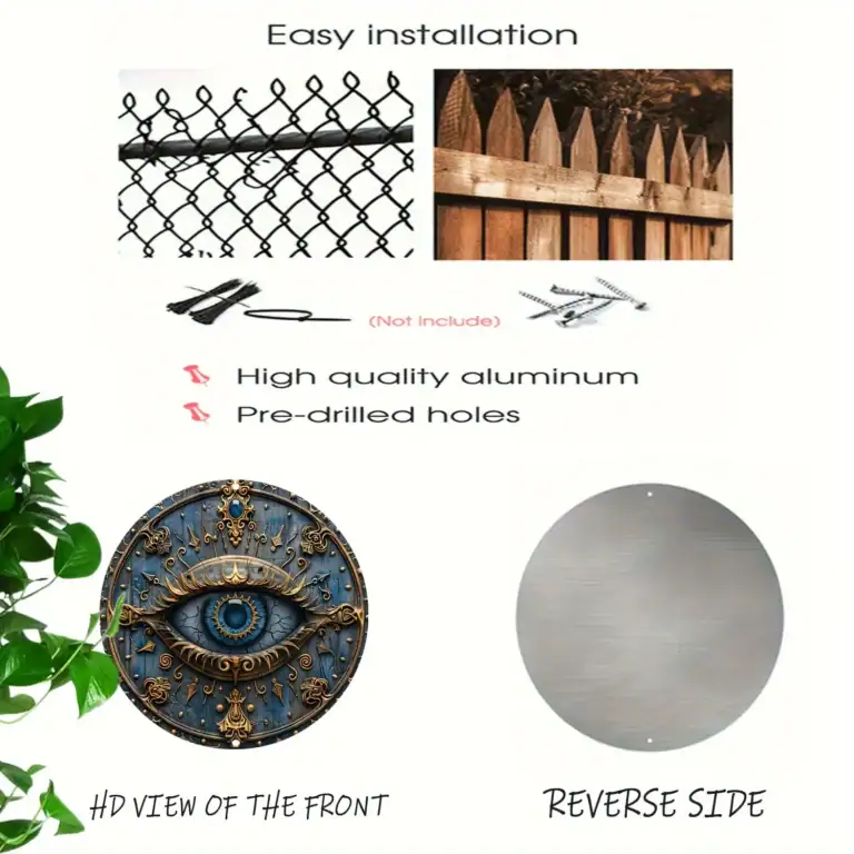 Egyptian All-Seeing Eye Metal Signage - Unique Pyramid photo review